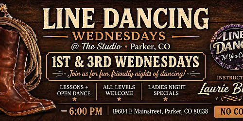 Wednesday Night Line Dancing \ud83d\udc83 | The Studio Parker