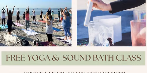 FREE EVENT: International Yoga Day\/Make Music Fairfield Day: Yoga and Sound Bath at Jennings Beach!