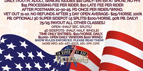 The Salute Run Open 5D $6,000+Added