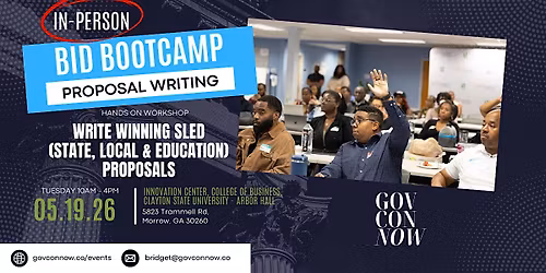 In-Person: Learn to Write Winning State & Local Proposals - Workshop