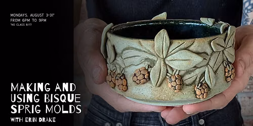Making and Using Bisque Sprig Molds: 4-Week Ceramics Class