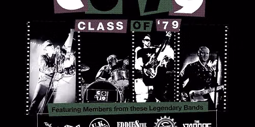 Class of \u201879 \/ The Rum Shack \/ Glasgow \/ 18.12.26