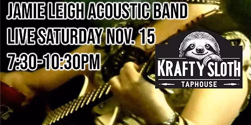Live music featuring Jamie Leigh Acoustic Band