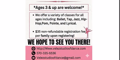 2026-2027 Dance Registration