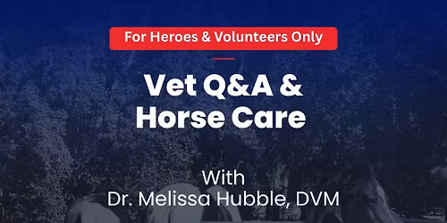 Dr. Melissa Hubble, DVM \u2013 Vet Q&A & Horse Care 
