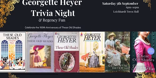 Georgette Heyer Trivia night