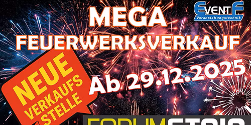 MEGA Feuerwerksverkauf 2025