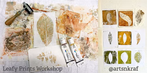 Leafy Abstract Prints Workshop
