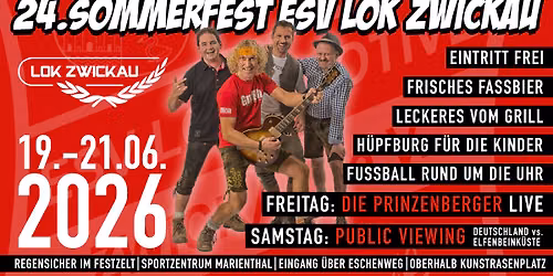 24. Sommerfest des ESV Lok Zwickau
