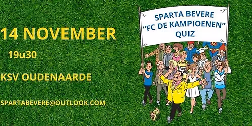 "FC De Kampioenen"-QUIZ - Sparta Bevere