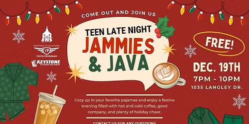 Teen Late Night Jammies & Java (Base Access Only)