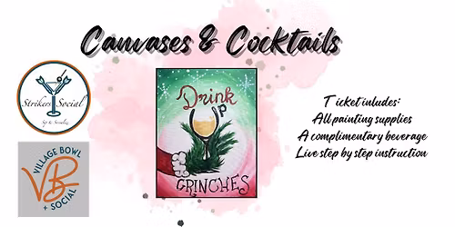 Canvases & Cocktails @ Strikers Social- Menomonee Fallsw