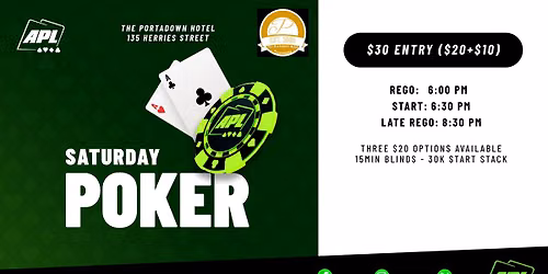 Saturday Poker @ The Portadown Hotel