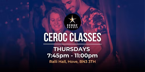 Ceroc Hove - Social Partner Dancing Lessons on a Thursday Evening!