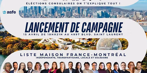 LANCEMENT DE CAMPAGNE - MAISON FRANCE-MONTR\u00c9AL \ud83c\udde8\ud83c\udde6 \ud83c\uddeb\ud83c\uddf7 ASFE