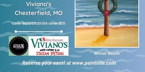 12\/19\/2025 Paint Nite at Viviano\u2019s in Chesterfield, MO