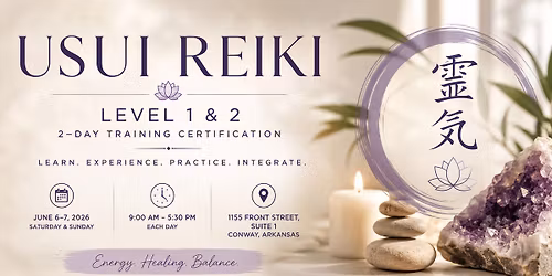 Usui Reiki 1 & 2 Training Certification