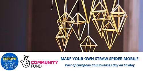 Make your own Straw Spider Mobile Workshop