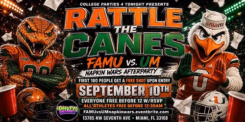 FAMU vs UM\u203c\ufe0f (AFTER-Party)\u203c\ufe0f