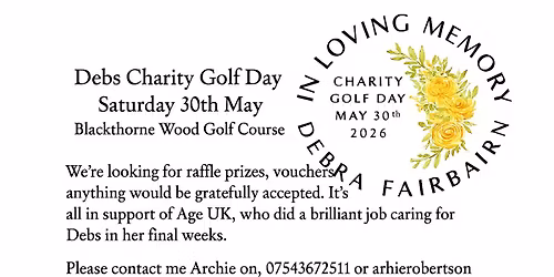 Debs Charity Golf Day .