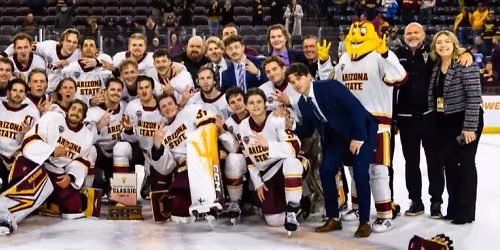 North Dakota Fighting Hawks at Arizona State Sun Devils Mens Hockey at Mullett Arena