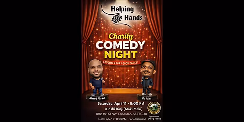 Helping Hands YEG Comedy Night for Mental Health Awareness
