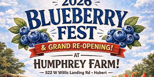 2026 Blueberry Fest & Grand Re-Opening