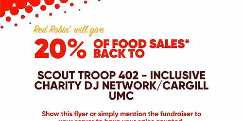 Red Robin Fundraiser Troop 402 Scouts!