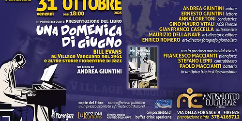 Uno gran bel libro su BILL EVANS, presentato da ANDREA GIUNTINI, GIANFRANCO CASCELLA, ENRICO ROMERO