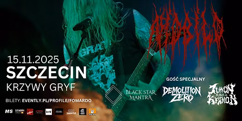 Nidbild (DE) + Black Star Mantra (PL) + Demolition Zero (PL) + Junon Kyanon \/ 15.11.25, Szczecin