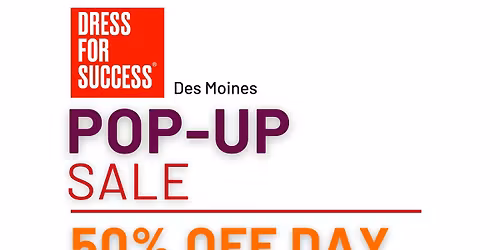Pop-Up Sale: 50% Off Day