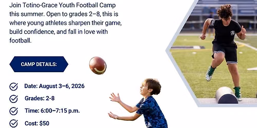 Totino-Grace Youth Football Camp