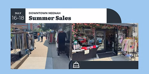 Downtown Neenah Summer Sales
