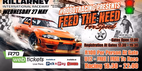 FEED YOUR NEED FOR SPEED AT KILLARNEY ROBOT RACING!