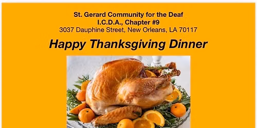 St. Gerard Thanksgiving Dinner Event