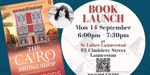 BOOK LAUNCH - The Cairo Bridal Shop by Tess Woods