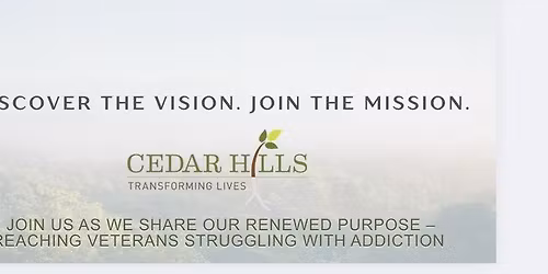 Cedar Hills: Discover The Vision. Join The Mission.