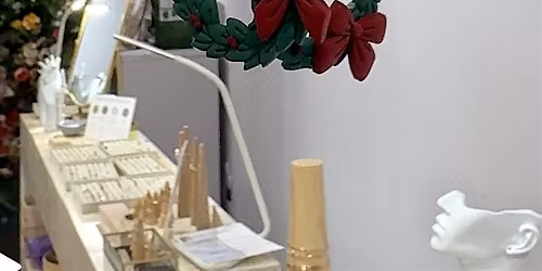 Clay Christmas Wreath Earrings Activity