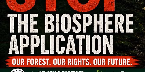 Public Open Meeting regards to the Biosphere Application - held by the commoners association