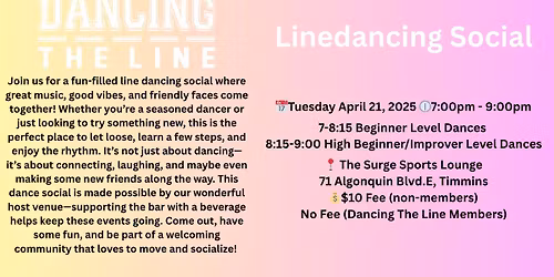 Dancing The Line Linedancing Social