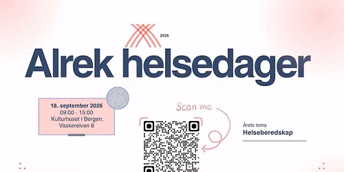 Alrek helsedager 2026: Helseberedskap