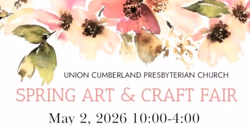 Union Church Spring Art and Craft Fair