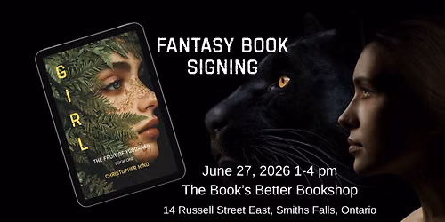 'GIRL' Fantasy Novel Book Signing
