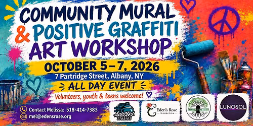 Community Mural & Positive Graffiti Art Workshop