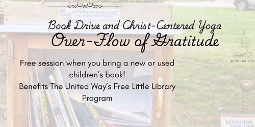 Book Drive and Christ-Centered Yoga (free with book donation)