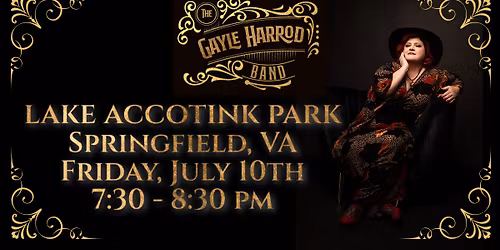 The Gayle Harrod Band at Lake Accotink Park