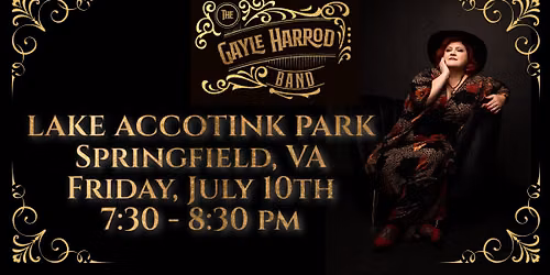 The Gayle Harrod Band at Lake Accotink Park