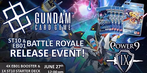 Gundam TCG: ST10&EB01 Battle Royale Release Event