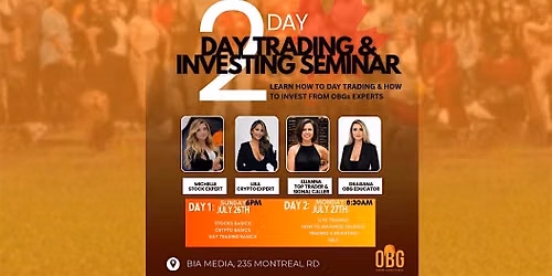 LEARN ALL ABOUT DAY TRADING & INVESTING WITH OBG