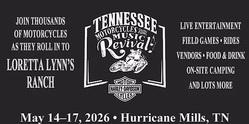 Tennessee Motorcycles & Music Revival 2026